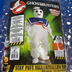Stay puft kids inflatable costume, works perfect! Great condition.